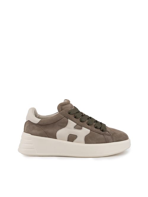 Sneakers Rebel in pelle scamosciata marrone HOGAN | HXW5620DN61 PK60GAA